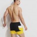 ZIITOP Men's Swim Trunks with Mesh Lining Board Shorts Above Knee Fashion Swimwear Black B07BJ71L3T